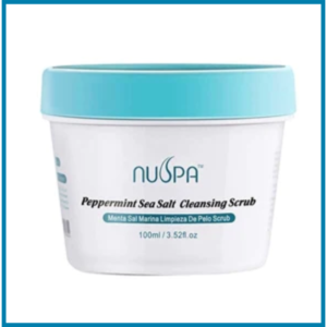 Nuspa Peppermint Sea Salt Sculp scrub shampoo