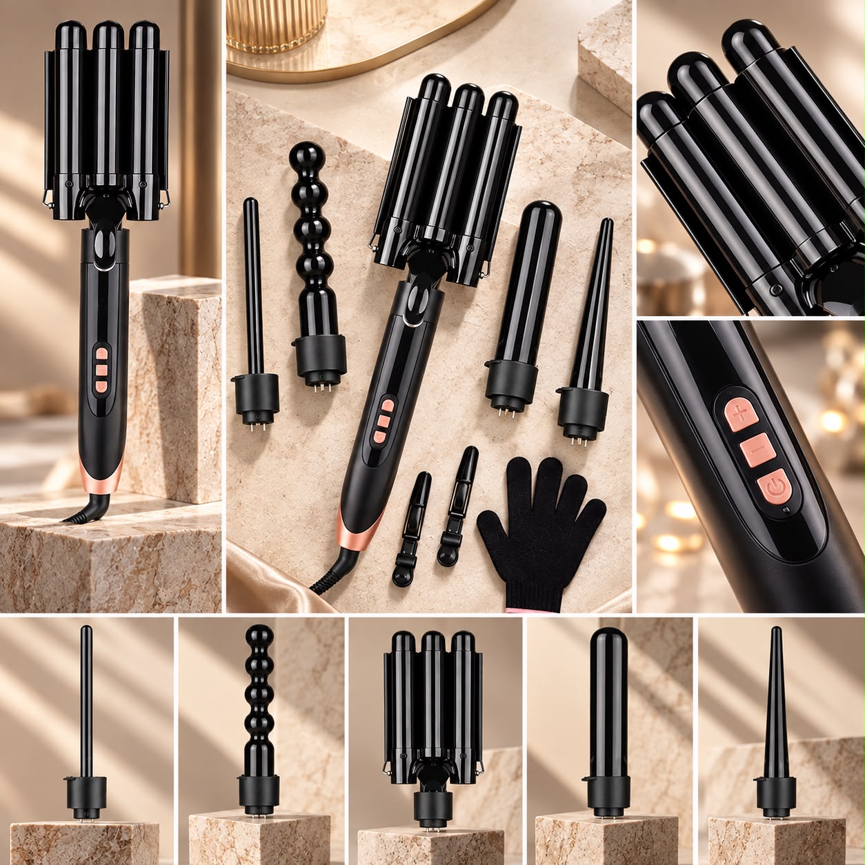 5 in 1 Interchangeable Curling Wand - Image 4